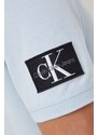Pamučna polo majica Calvin Klein Jeans bez uzorka