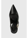 Kožne štikle Furla Sign boja: crna, YG05SGN BX2681 O6000