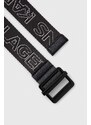 Remen Karl Lagerfeld Jeans boja: crna