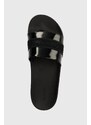 Natikače Calvin Klein POOL SLIDE WEB za muškarce, boja: crna, HM0HM01359
