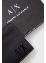 Kožni etui za kartice Armani Exchange boja: crna, 958053 3F892 NOS
