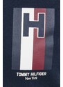 Dukserica Tommy Hilfiger za muškarce, boja: tamno plava, s tiskom