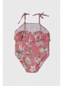 Dječji jednodijelni kupaći kostim Jamiks boja: ružičasta