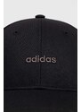 Kapa sa šiltom adidas boja: crna, s aplikacijom