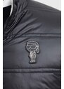 Dvostrana jakna Karl Lagerfeld za muškarce, boja: crna, za prijelazno razdoblje