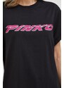 Majica kratkih rukava Pinko za žene, boja: crna