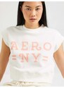 AÉROPOSTALE Majica 'AERO NY' marelica / prljavo bijela