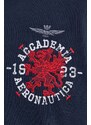 Pamučna polo majica Aeronautica Militare boja: tamno plava, s tiskom