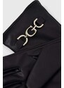 Rukavice Guess za žene, boja: crna