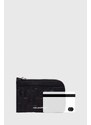 Kožni novčanik Karl Lagerfeld boja: crna