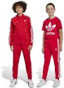 Dječji donji dio trenirke adidas Originals boja: crvena, s uzorkom