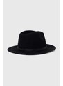 Vuneni šešir Guess boja: crna, vuneni