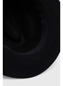 Vuneni šešir Guess boja: crna, vuneni