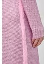 Haljina Patrizia Pepe boja: ružičasta, mini, ravna