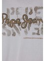 Dječja pamučna majica kratkih rukava Pepe Jeans RICHARD boja: bijela, s tiskom
