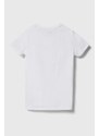 Dječja pamučna majica kratkih rukava Pepe Jeans RONAL boja: bijela, s tiskom