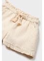 Kratke hlače za bebe Mayoral boja: bež, bez uzorka