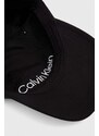 Kapa sa šiltom Calvin Klein boja: crna, bez uzorka
