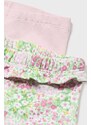 Tajice za bebe Mayoral Newborn 2-pack boja: ružičasta, s uzorkom