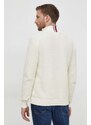 Pamučni pulover Tommy Hilfiger boja: bež, lagani, s poludolčevitom