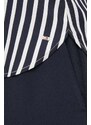 Bluza Tommy Hilfiger za žene, boja: tamno plava, s uzorkom