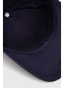 Pamučna kapa sa šiltom Emporio Armani Underwear boja: tamno plava, s aplikacijom