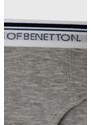 Dječje slip gaćice United Colors of Benetton 2-pack boja: siva