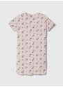 Dječja pidžama košulja United Colors of Benetton x Peanuts boja: ružičasta, s uzorkom