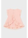 Pamučna bluza za bebe Mayoral boja: ružičasta, bez uzorka