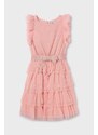 Dječja haljina Mayoral boja: ružičasta, mini, širi se prema dolje