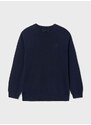 Dječji pamučni pulover Mayoral boja: tamno plava, lagani