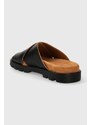 Kožne natikače Camper Brutus Sandal za žene, boja: crna, K201321.016