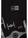 Dječja majica kratkih rukava adidas x Star Wars boja: crna, s tiskom