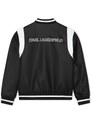 Dječja bomber jakna Karl Lagerfeld boja: crna