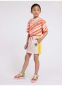 Dječje pamučna haljina Kenzo Kids boja: ružičasta, mini, ravna