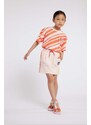 Dječje pamučna haljina Kenzo Kids boja: ružičasta, mini, ravna
