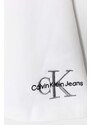 Dječja suknja Calvin Klein Jeans boja: bijela, mini, širi se prema dolje