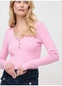 Pulover Morgan za žene, boja: ružičasta, lagani