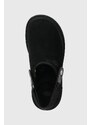 Kućne papuče od brušene kože UGG Goldencoast Clog boja: crna, 1142172