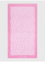 Pamučni ručnik Guess boja: ružičasta