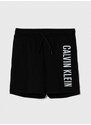 Dječje kratke hlače za plažu Calvin Klein Jeans boja: crna, podesivi struk