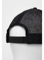 Kapa sa šiltom Calvin Klein Jeans boja: crna, s aplikacijom