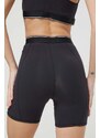 Kratke hlače UGG za žene, boja: crna, bez uzorka, visoki struk