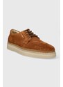 Cipele od brušene kože Gant Kinzoon za muškarce, boja: smeđa, 28633500.G420