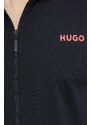 Homewear dukserica HUGO boja: crna, s tiskom
