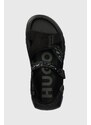 Sandale HUGO Ryany za muškarce, boja: crna, 50517053