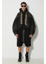 Pamučne kratke hlače Rick Owens Knit Shorts Creatch Cargo Pods boja: crna, DU01D1382.RIG.09