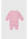 Komplet za bebe adidas Originals boja: ružičasta