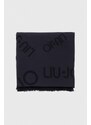 Pamučni ručnik Liu Jo boja: crna