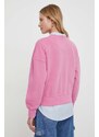 Dukserica Pepe Jeans za žene, boja: ružičasta, bez uzorka